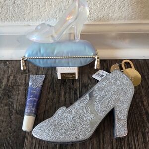 Disney Princess Bath & Body Works CINDERELLA GLASS SLIPPER Wallflower Coin Purse